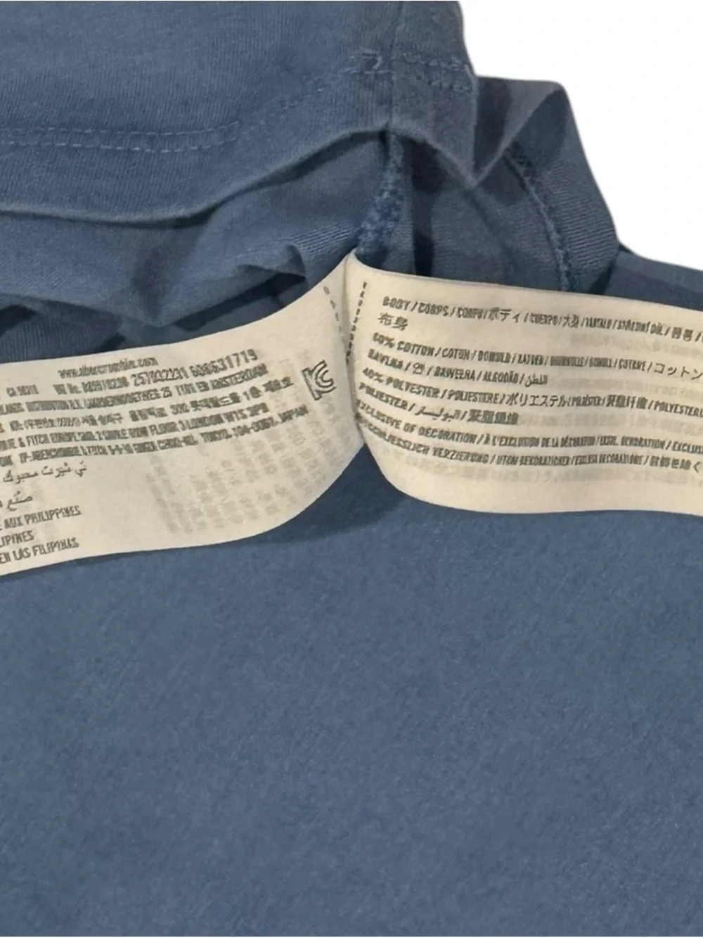 abercrombie kids Blue Santorini Graphic Tee